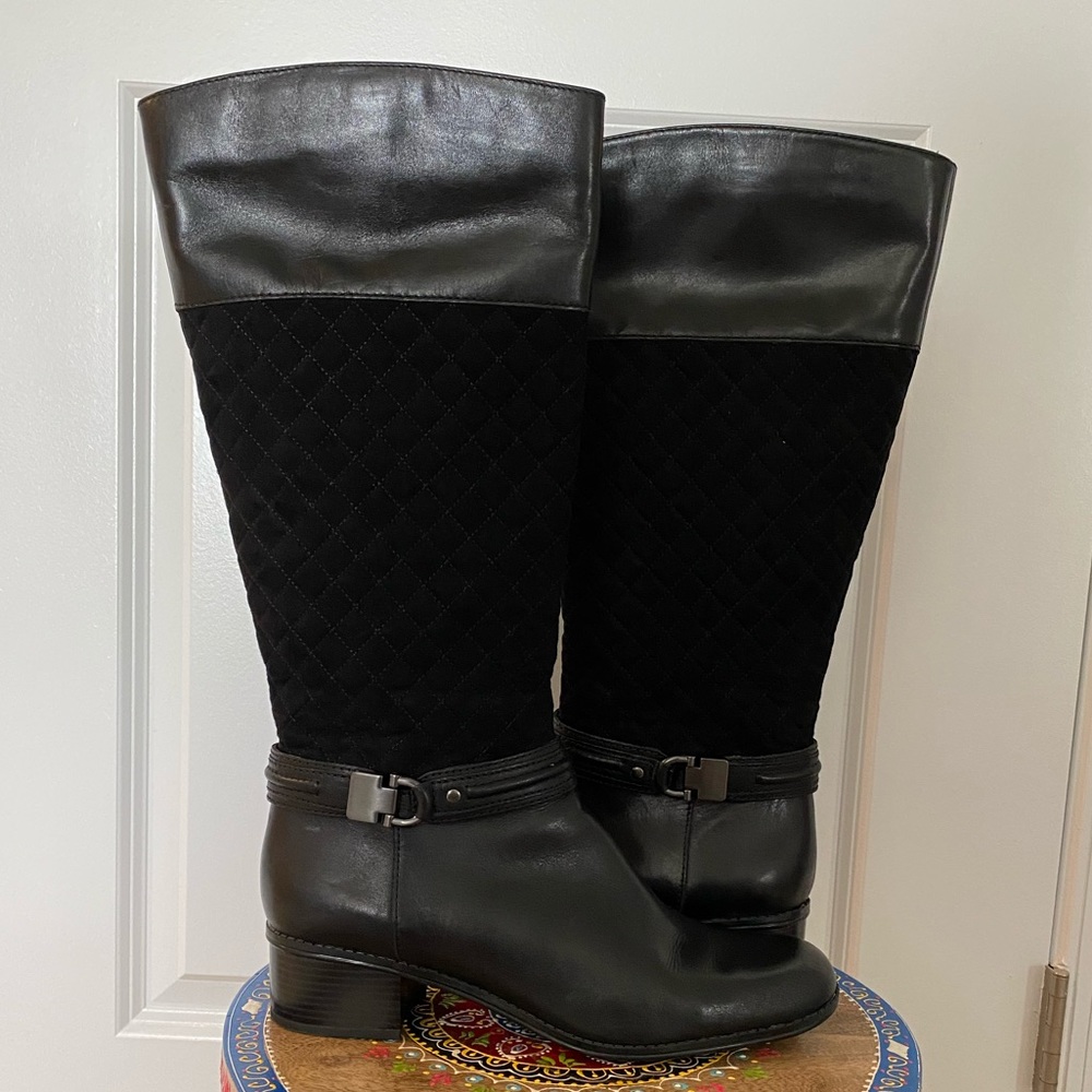 Bandolino Black Quilted Boot